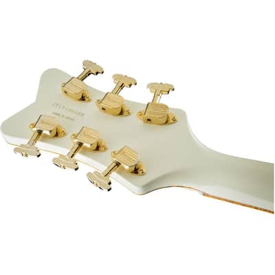 Gretsch G6136T-59 Vintage Select Edition '59 Falcon Hollow Body with Bigsby 6-String Right-Handed Electric Guitar (White Lacquer) image 6