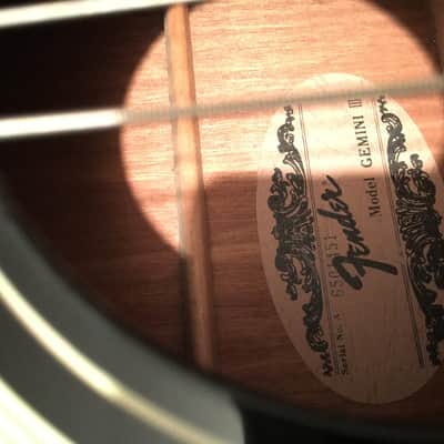 Fender Gemini III Black with Hardshell Case image 6