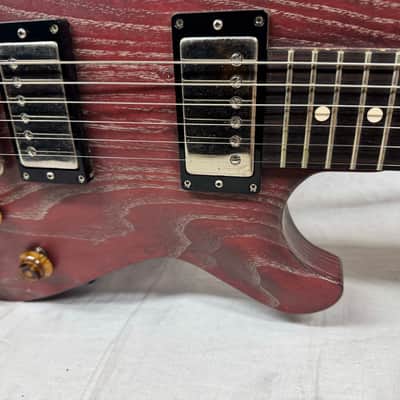 Knaggs Kenai T3 Satin Singlecut Guitar with Case 2017 - Burgundy Drift image 6