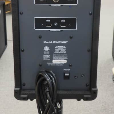 Powerwerks PW2X6BT 2-Way 200-Watt 3x6" Portable Bluetooth PA System 2010s - Black image 4