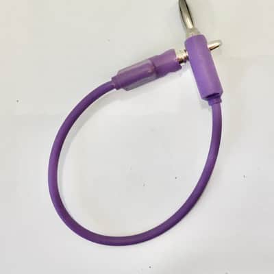 Banana patch cable 15cm purple image 2