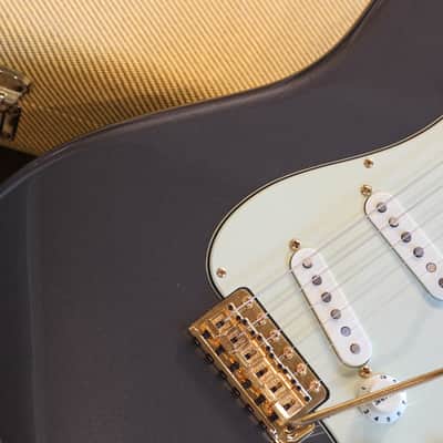 Minty! 2019 Fender Custom Shop '57 LTD Roasted Stratocaster Electric Guitar Aged Pewter NOS + COA OHSC image 4