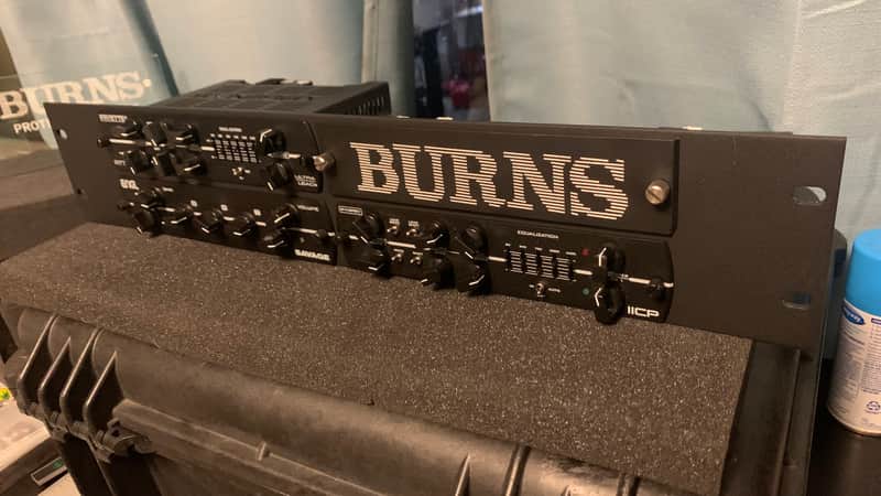 Burns Sigma 4 Slot 2U 19" Rack Mountable Storage, Black, Synergy Randall Egnater Modules Storage Case image 1