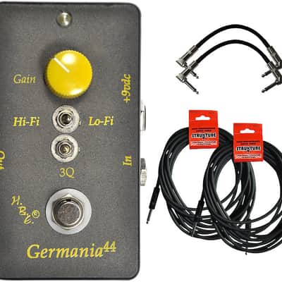 Homebrew Electronics Germania 44 Treble Booster Effect Pedal w/ Cables! image 1