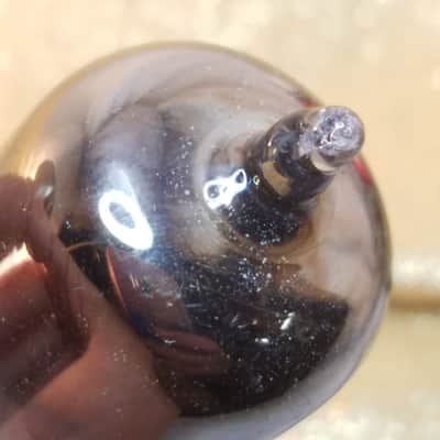 CBS 12BH7A tNOS AT1000 TESTED Balanced! PI Vacuum Tube black plate 12BH7 dual triode 1951-1959 image 5