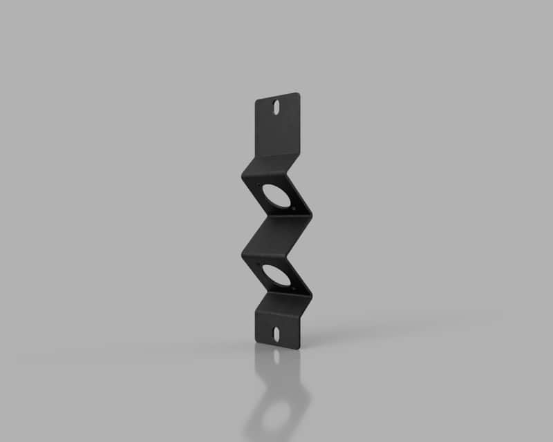 1 Module 2x D Cut-out for Fibre (Black) image 1