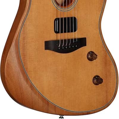 Fender Acoustasonic Standard Jazzmaster Electric Guitar. Aged Natural TGF33 image 2