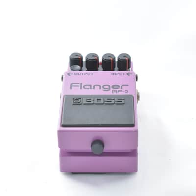 BOSS BF-2 Flanger Black Label Chorus Mod w/Push-Button Switch MIJ July 1983 image 9
