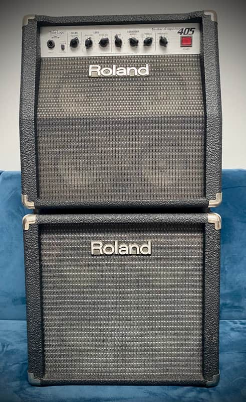 Roland GC-405 Tube Logic 2-Channel Mini Stack (Combo + Extension Cabinet) 1996 - 2000 - Black image 1