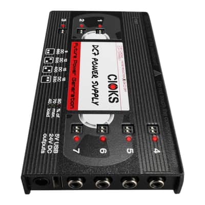 CIOKS DC7 7 Isolated DC Outlets Pedal Power Supply, VHS Tape (Retro Series) image 3