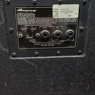 Ampeg VL502 & V412TL 1990s Half Stack image 7