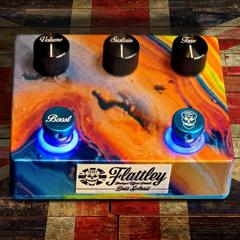Flattley Guitar Pedals Bass Solaris - Bass Fuzz with Boost image 1
