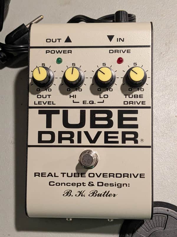 BK Butler 911 Tube Driver Reissue with Bias Knob 2008 - Present - Cream image 1