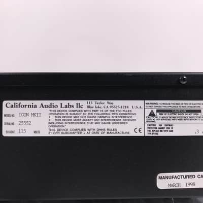 California Audio Labs ICON mk II image 5