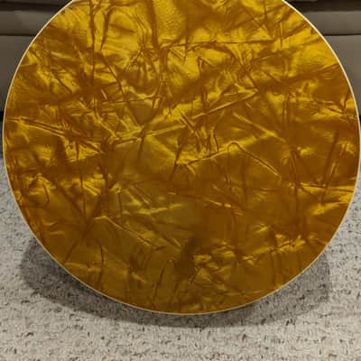 Vega Vox Tenor 4 string Banjo 1930's Gold pearloid image 9