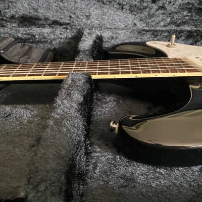 Rare & Collectable Mosrite The Ventures 55th Award Order Made Black Vibramute Tremolo OHSCBlack image 8