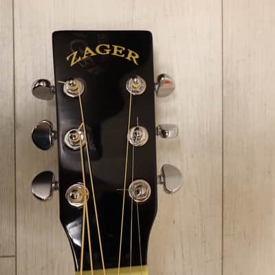 Zager EZ-Play SS MHGY 000 Parlor Petite Full Size Mahogany Acoustic Guitar w/ OHSC image 6