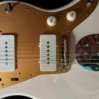 Squier J Mascis Jazzmaster with J Mascis Pickups, New Electronics, Fender Tremolo, Mustang Bridge and G&G Case image 9