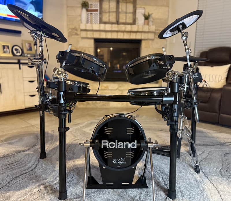 Roland Roland V-Drums TD-30 Electronic Drum Kit - Black image 1