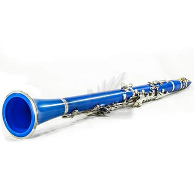 SKY Music High Quality Bb Blue Clarinet Package Nickle Silver Keys German Style image 3