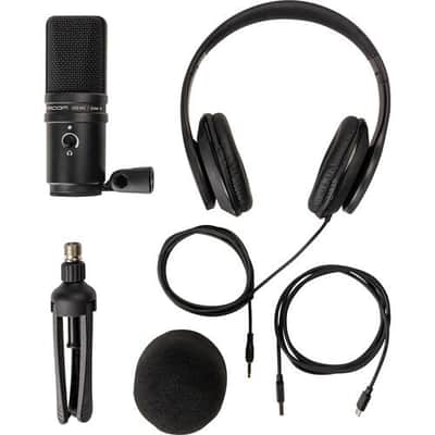 Zoom ZUM-2 Podcast Mic Pack USB Podcast Microphone Bundle image 3