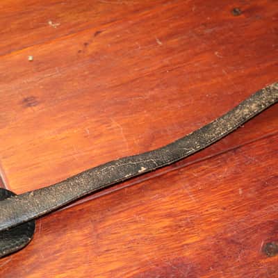 Grover Ancient Black Leather Strap 1950's/60's ??? image 5