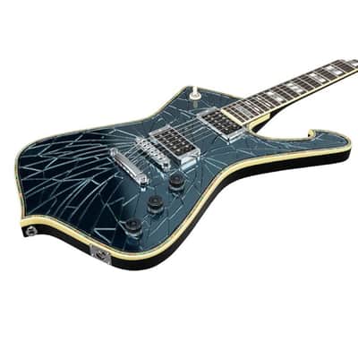 Ibanez Paul Stanley PS3CM Cracked Mirror Black - Electric Guitar image 2