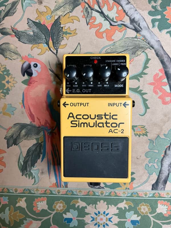 Boss AC-2 Acoustic Simulator (Silver Label) 1997 - 2006 - Yellow image 1