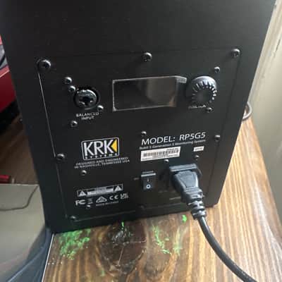 KRK RP-5 Rokit G5 5" Active Studio Monitors - Single 2024 - Present - Black image 2