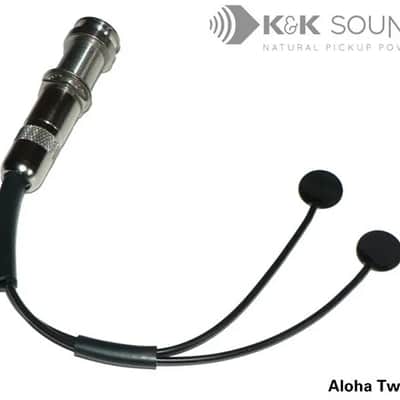 K&K Aloha Twin Uke Pickup - Passive Dual Transducer for Ukulele