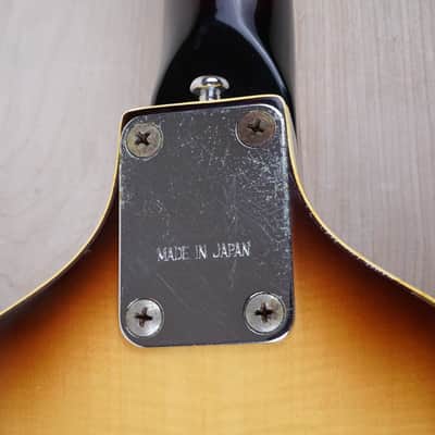 Greco VB-360 Violin Bass MIJ Vintage 1970s Sunburst Maxon Pickups w/ OHSC image 19