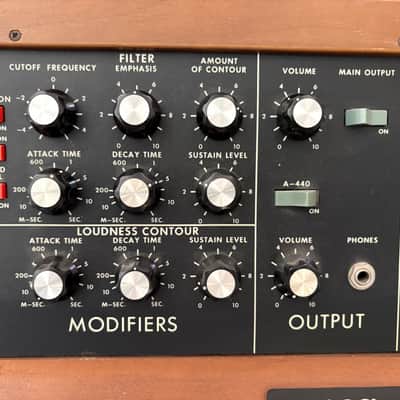 Rare Bob Moog autographed Moog MiniMoog Model D 1980 image 3