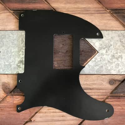 Real Life Relics Black Telecaster® Pickguard 1 Ply 5 Hole Bakelite Humbucker Opening   [PGR1]