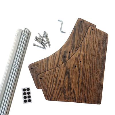 6U Dark Oak Side Panels for Eurorack Case Maria with 84hp rails+M3 nuts / 6U Cheeks image 6