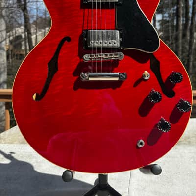 Gibson ES335 1987 - Flamed Cherry Red image 1