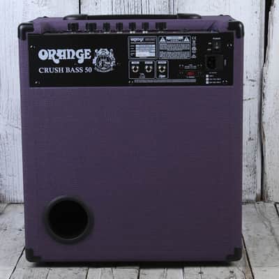 Orange Crush Bass 50 Limited Edition Glenn Hughes Electric Bass Guitar Amplifier image 10