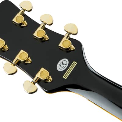 Gretsch G5022CWFE Rancher Falcon Jumbo with Fishman Pickup System 2024 - Black (INCLUDES CASE AND FREE RETRO WALL CLOCK) image 4