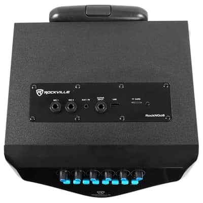 Rockville 8" Portable Bluetooth Karaoke Machine/System Wireless Mic+Tablet Stand image 5