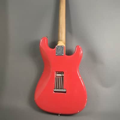 LEFTY! Wildwood Vintage ST66 Swamp Ash Boutique Custom Relic Fiesta Red Nitro Gibson 24.75” Scale Strat 7.2 Lb HSC image 7