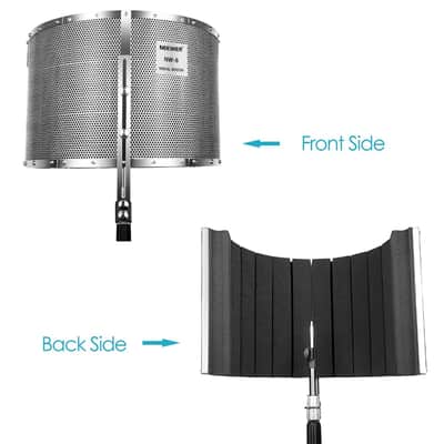 Lightweight Aluminum Microphone Isolation Shield Absorber image 4