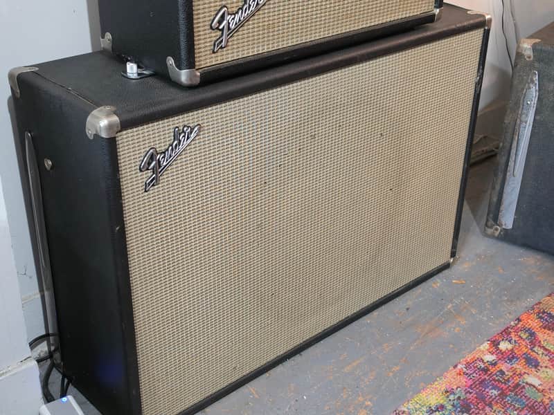 Fender Showman 100-Watt 1x15" Guitar Speaker Cabinet 1963 - 1967 - Black Panel image 1