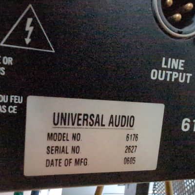 Universal Audio 6176 Channel Strip 2005 - silver image 3