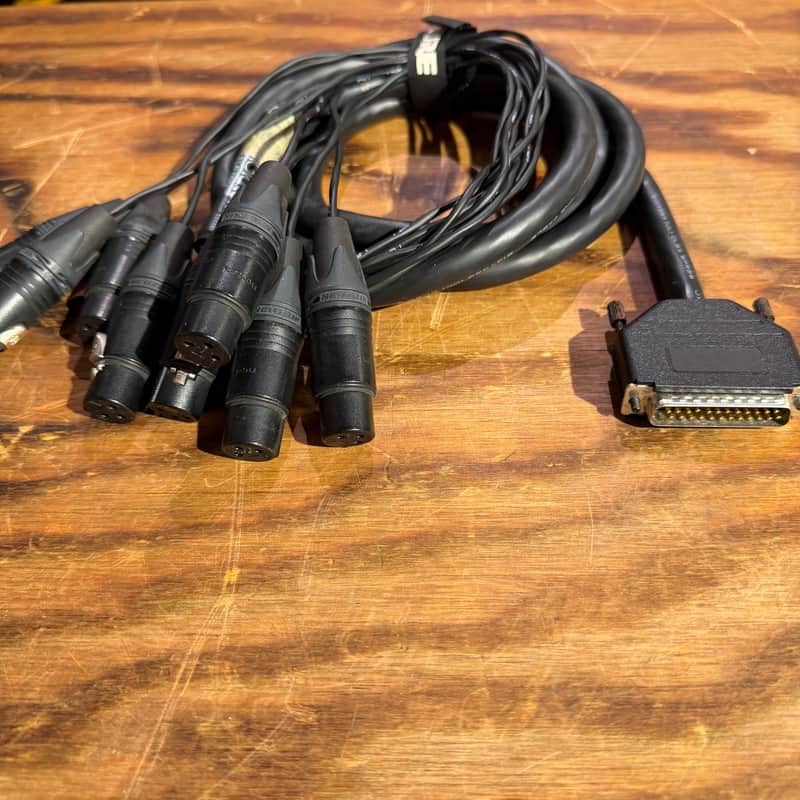 proaudiola Analog Mogami DB25 to XLR-Female Snake Cable | Made from Mogami 2932 & Neutrik Gold Connectors | Standard Finish image 1