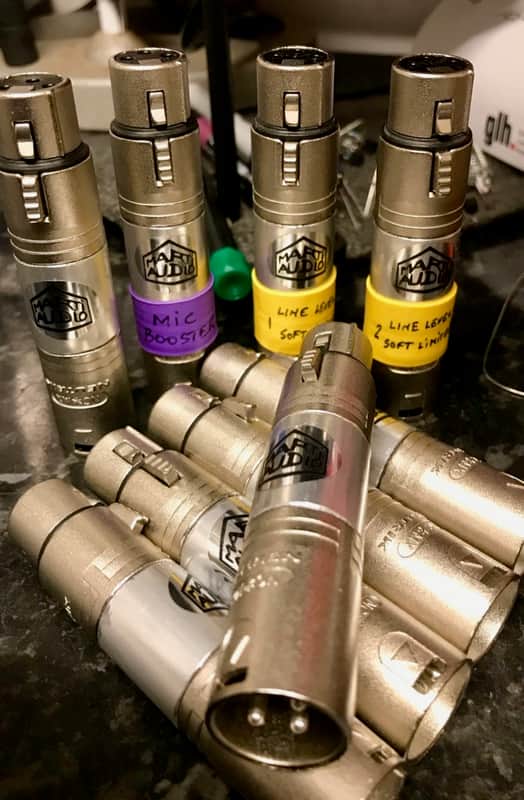 Martiaudio Balanced In-Line Mic Preamp Booster XLR Barrel For Ribbon Dynamic Tube Microphone image 1