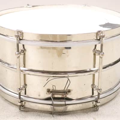 Ludwig Pioneer 6.5X14" NOB 2pc 6 Lug Snare Drum Vintage 1920's image 4