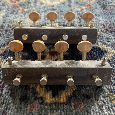 1950s Kluson No Line Vintage Nickel D8 Console Lap Steel Guitar Tuners!P228 image 2
