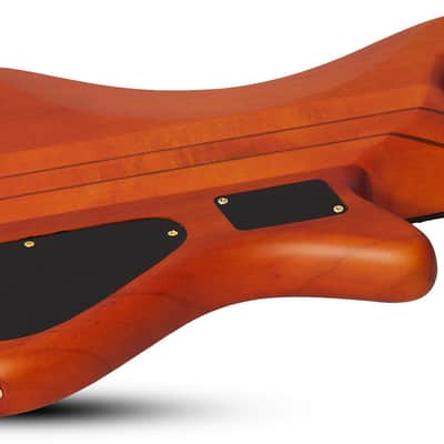 Schecter Stiletto Studio-4 Left Hand Bass Guitar - Honey Satin (2760) image 3