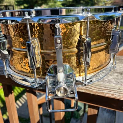 Ludwig LB556K 6.5” Hammered Bronze Super-Sensitive Snare 2000’s image 11