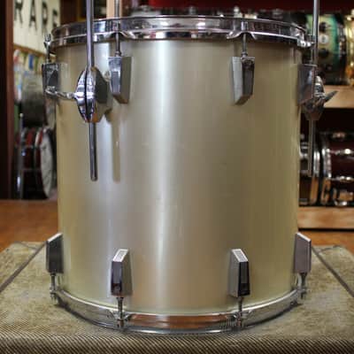 1970s Sonor Phonic Outfit in Metallic Silver 16x22 9x13 10x14 16x16 image 13