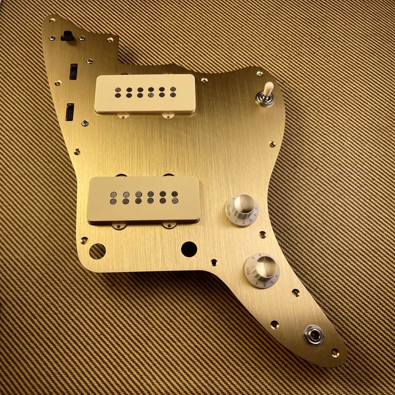 Alternate Dimension Fat Jazzmaster Anodized Pickguard with Offset Fuzz Circuit image 1